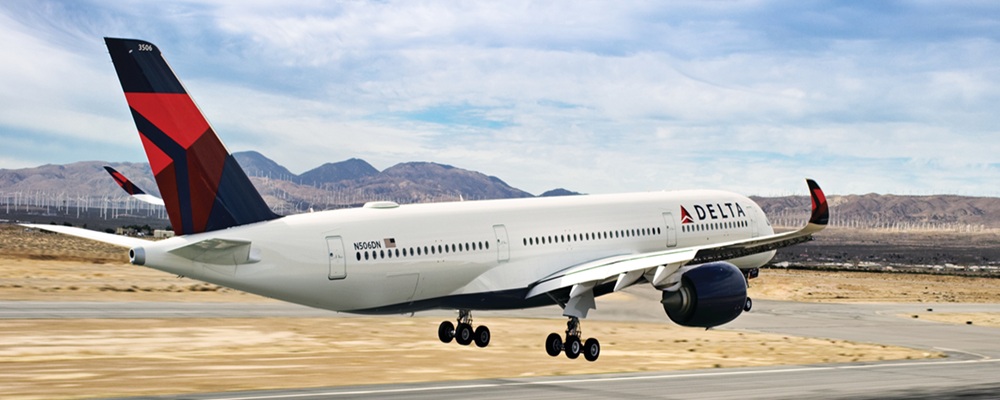 image-of-Delta-Airlines-A350-900-taking-off-on-the-runway-to-illustrate-article-on-resilience-and-cyber-securit